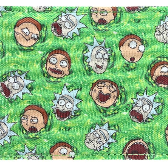 Rick and Morty Themed Bifold Wallet - Picture 2 of 3